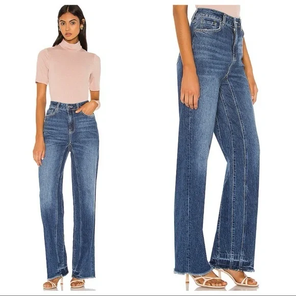 We The Free Relaxed Slouch Straight Leg Jeans - Picture 1 of 7